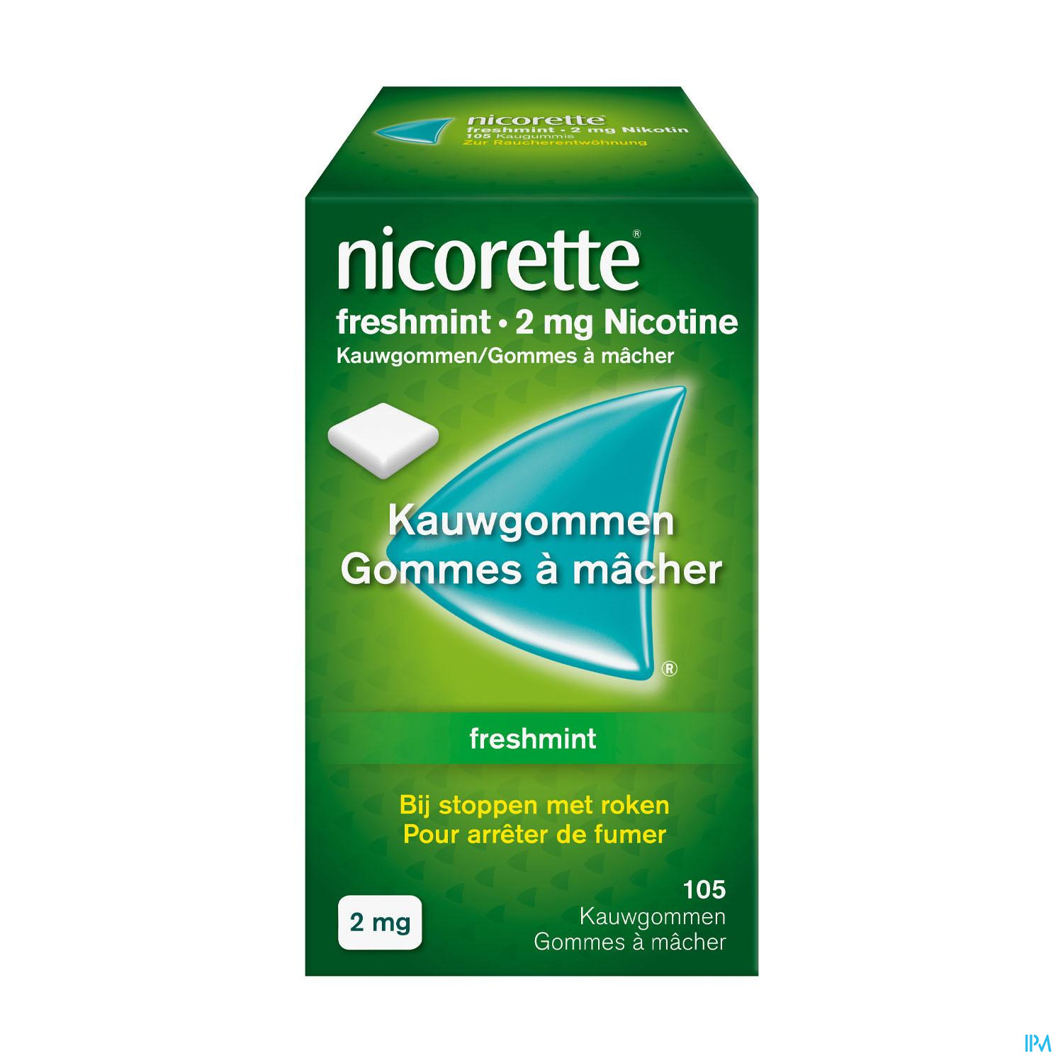NICORETTE FRESHMINT 2 MG 105 GOMMES – Image 2
