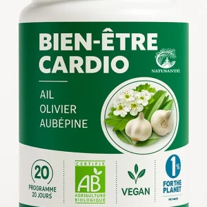 Gélule végétale Cardio Bien-Etre – Aubépine Ail Olivier – bio