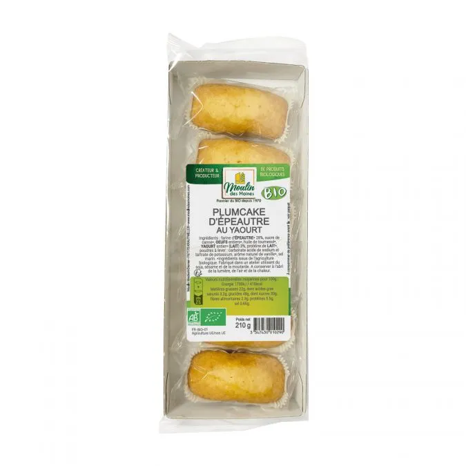 Plumcake d’épeautre au yaourt bio – 210g