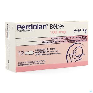 PERDOLAN BB 100 MG 12 SUPP 96153