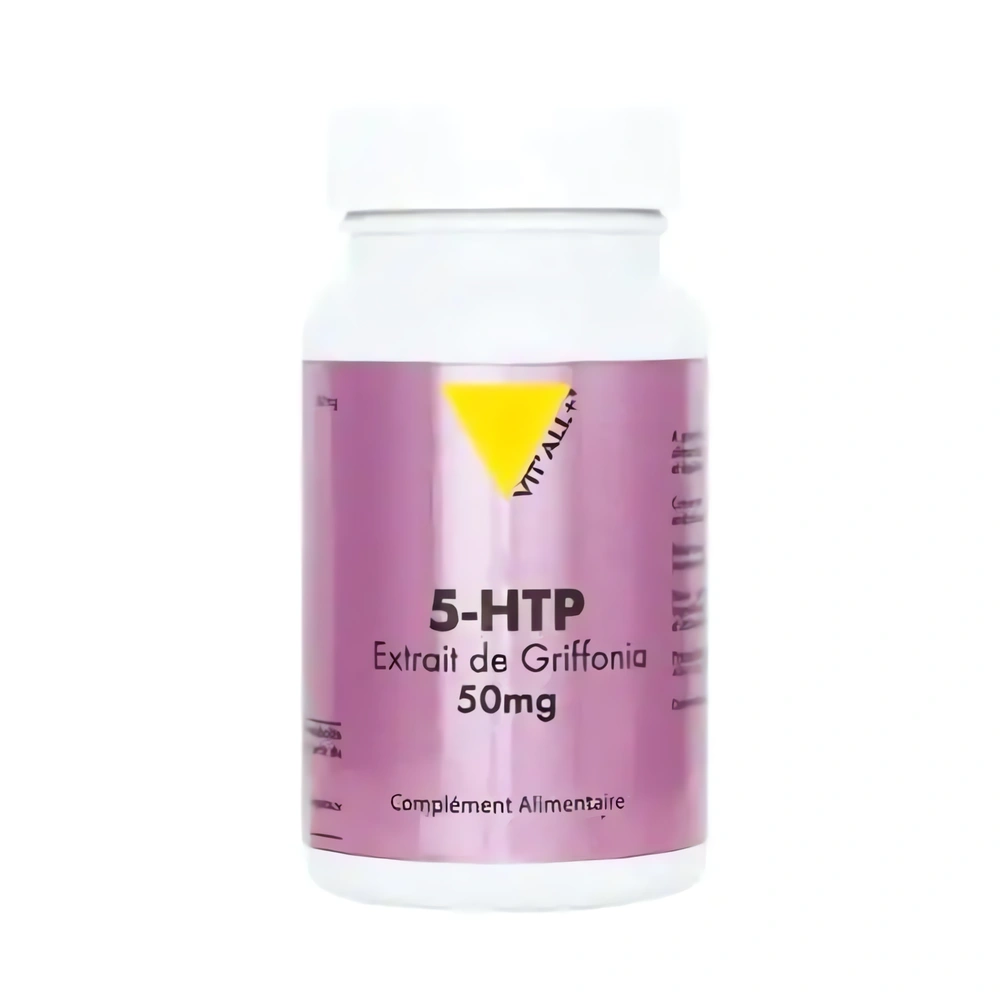 5-Htp Extrait de Griffonia – 50 mg – 30 – gélules – Vit’all+ – Image 2