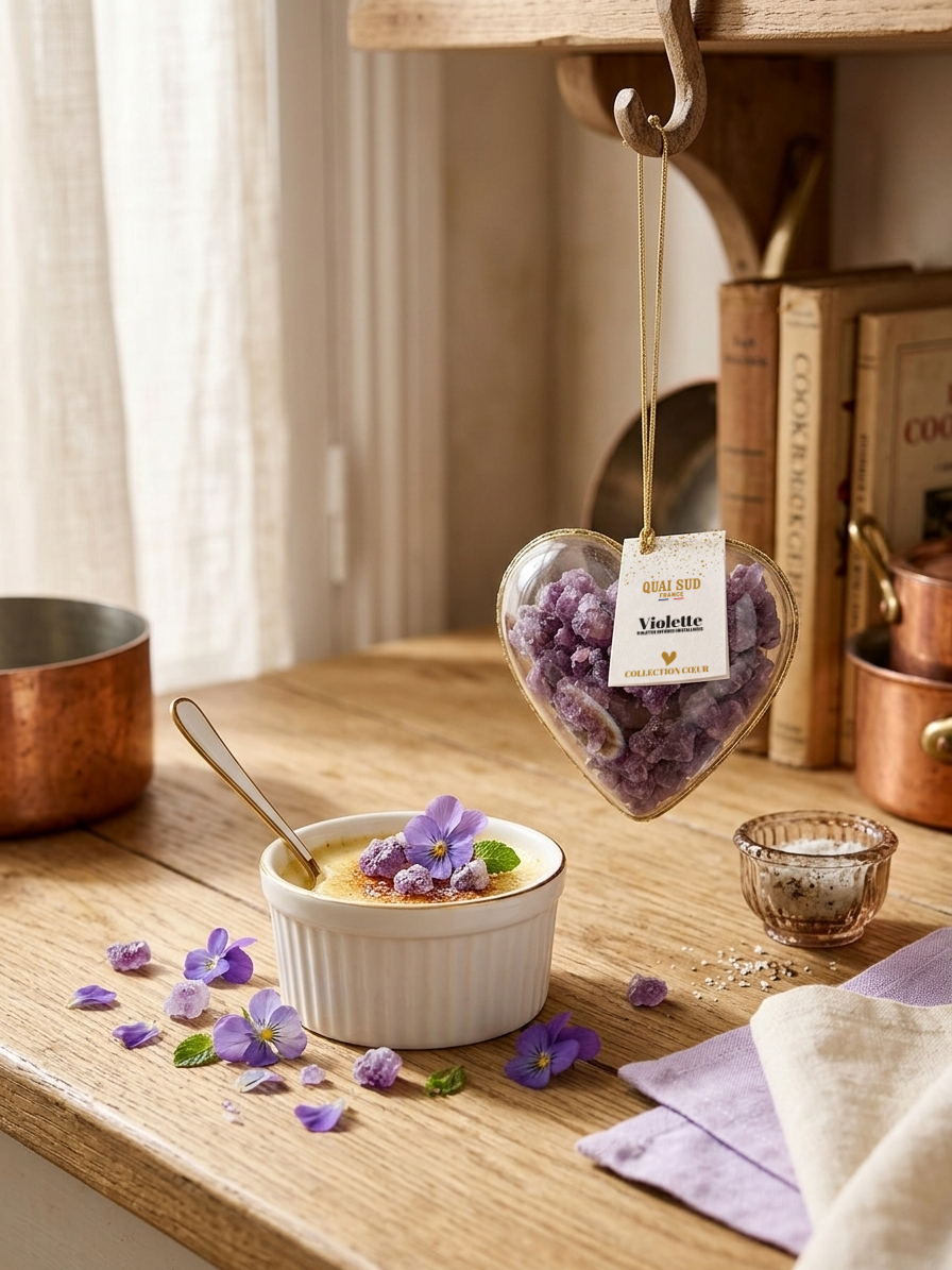 Violettes Entière Cristallisées – Collection Coeur – Image 5