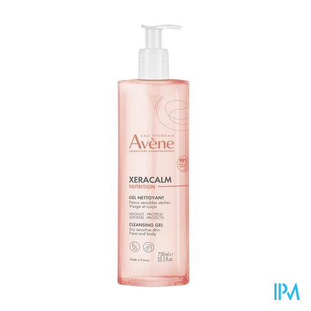AVENE XERACALM NUTRITION GEL NETTOYANT 750 ML