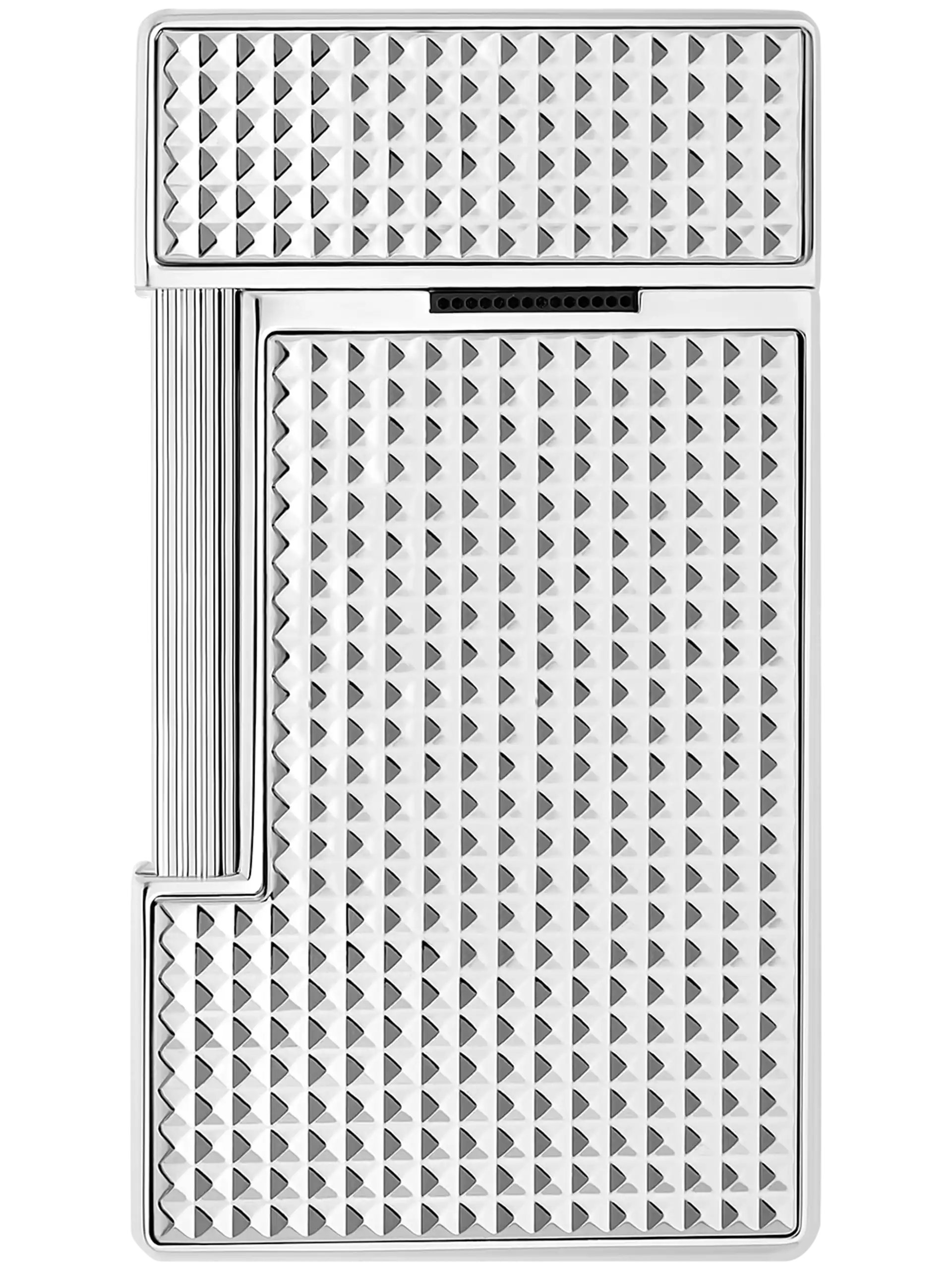 Briquet S.T. Dupont Slimmy Pointe De Diamand Argenté – Image 4
