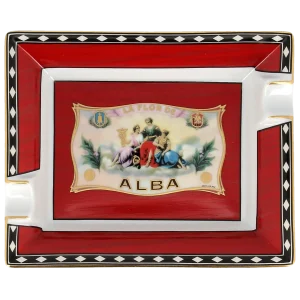 Cendrier Elie Bleu Alba Rouge