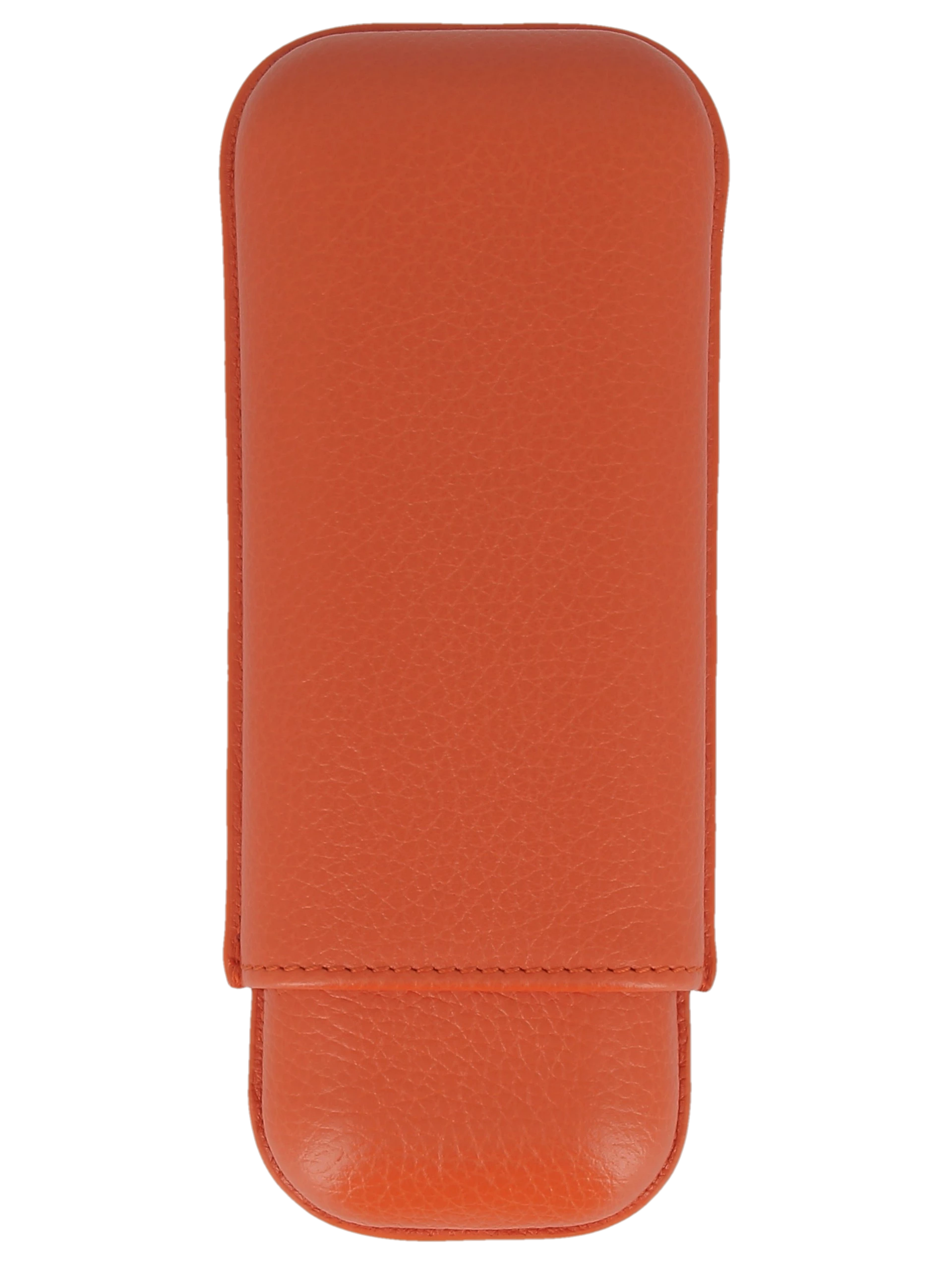 Etui À Cigares Bosquet Cuir Graine Orange Double – Image 4