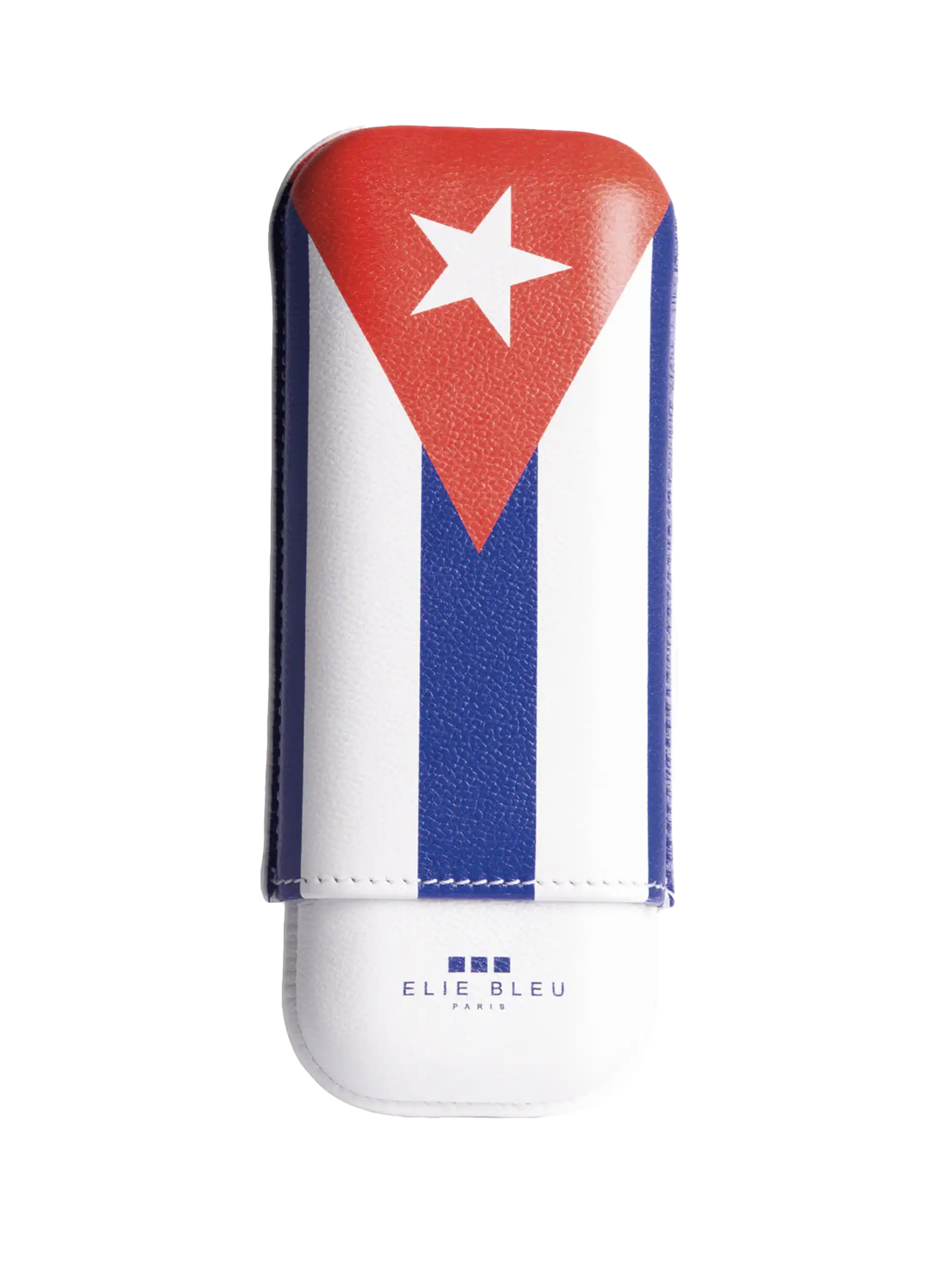 Etui À Cigares Elie Bleu Drapeau Cubain Double – Image 2