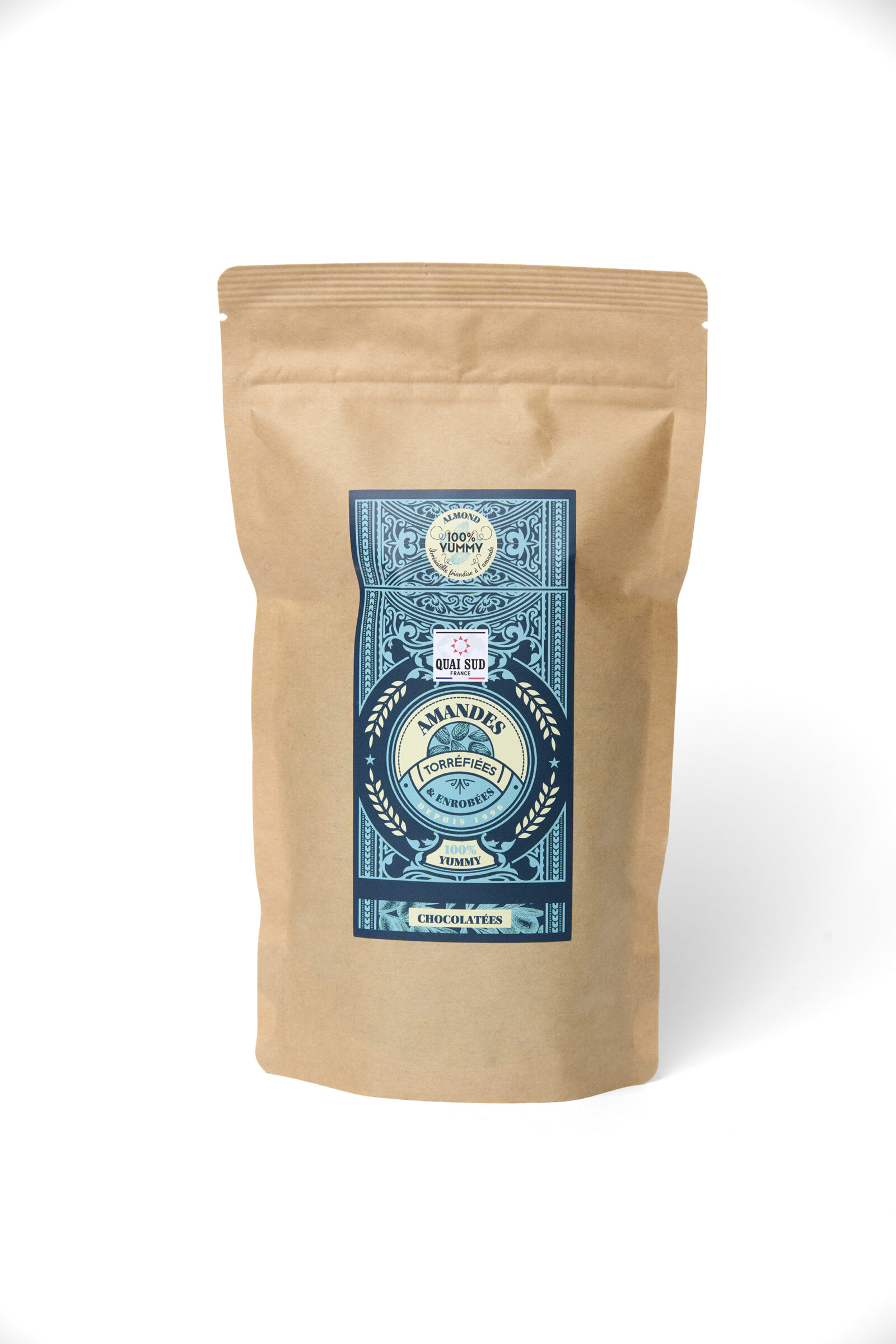 Amandes Caramélisées & Enrobées de Chocolat Sachet