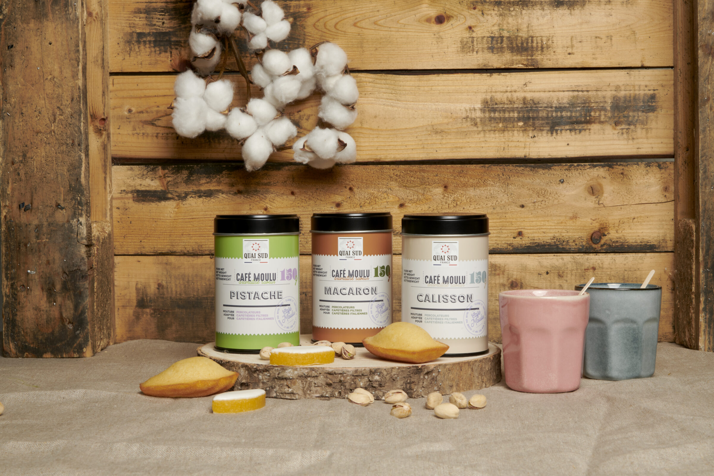 Café Moulu Aromatisé Macaron – Image 3