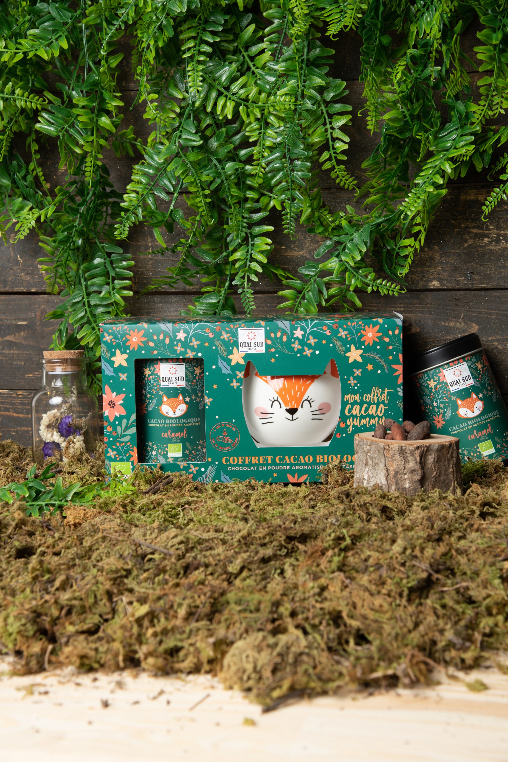 Coffret Cacao Bio* Renard « Yummy » Caramel – Image 3