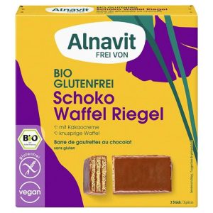 Alnavit bio čokoladne napolitanke – brez glutena, 125g