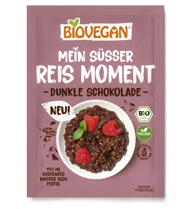 Biovegan bio pripravek za mlečni riž – s temno čokolado