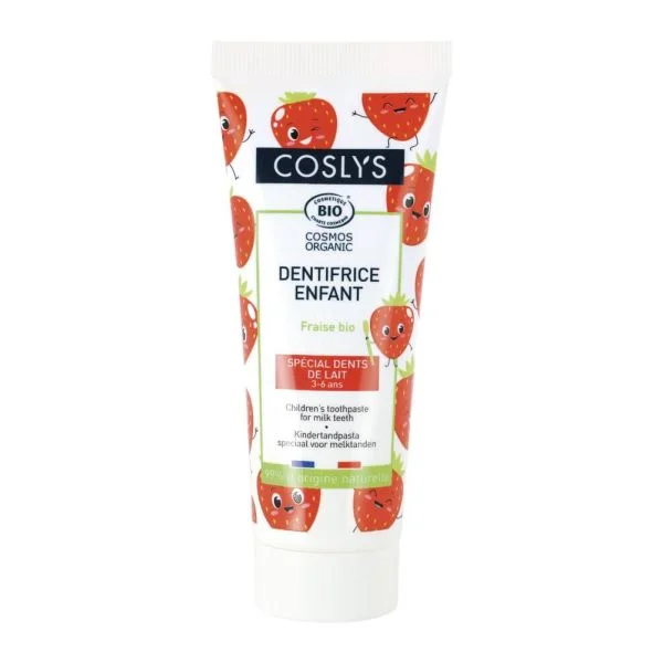 Dentifrice Bio Enfants à la Fraise Jolies Quenottes 50 ml – Coslys – Image 2