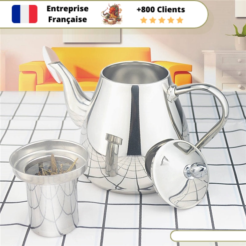 Théière Bouilloire Induction Inox 1.2-1,5-2L
