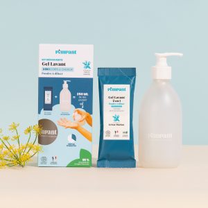 Kit découverte gel douche 2 en 1 homme 1 bouteille + 1 recharge