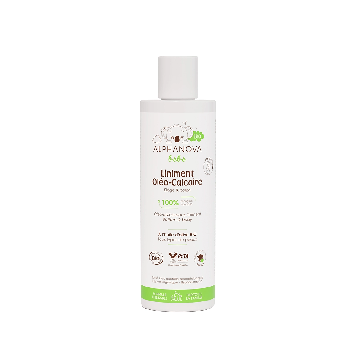 Liniment Oléo-Calcaire Bio 200 ml – Alphanova
