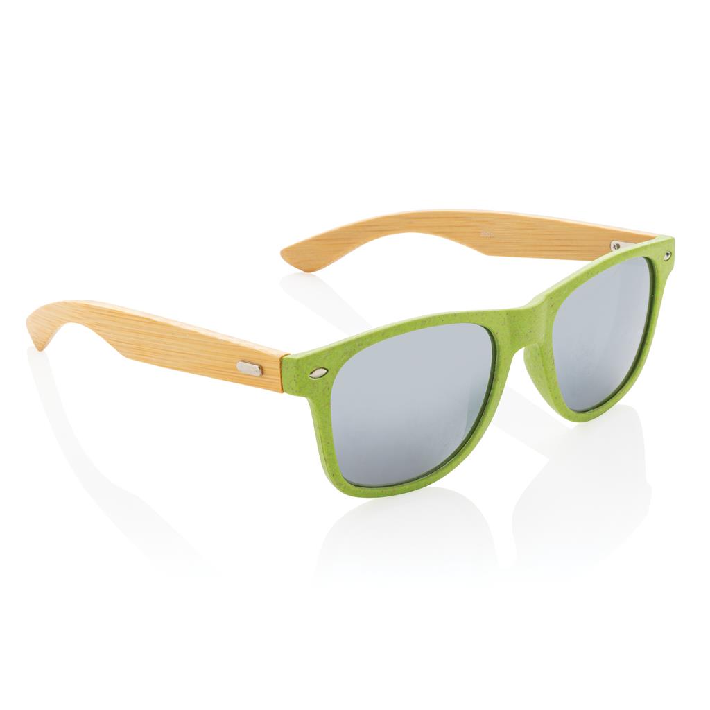 Lunettes de soleil en fibre de paille et bambou publicitaires – Image 7