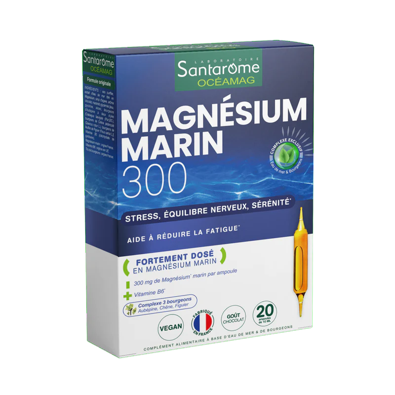 Magnésium Marin 300 Bio 20 ampoules – Santarôme – Image 2
