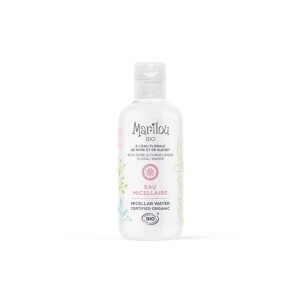 Eau Micéllaire à l’eau florale de rose et de bleuet Bio 250 ml
