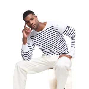 Marinière “Amiral” pour homme à manches longues – Armox Lux