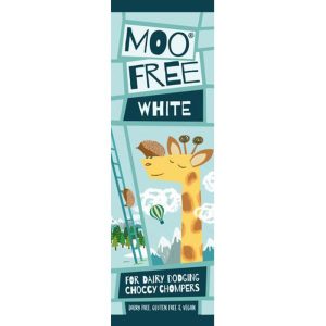 Moo Free bela čokoladica, 20g
