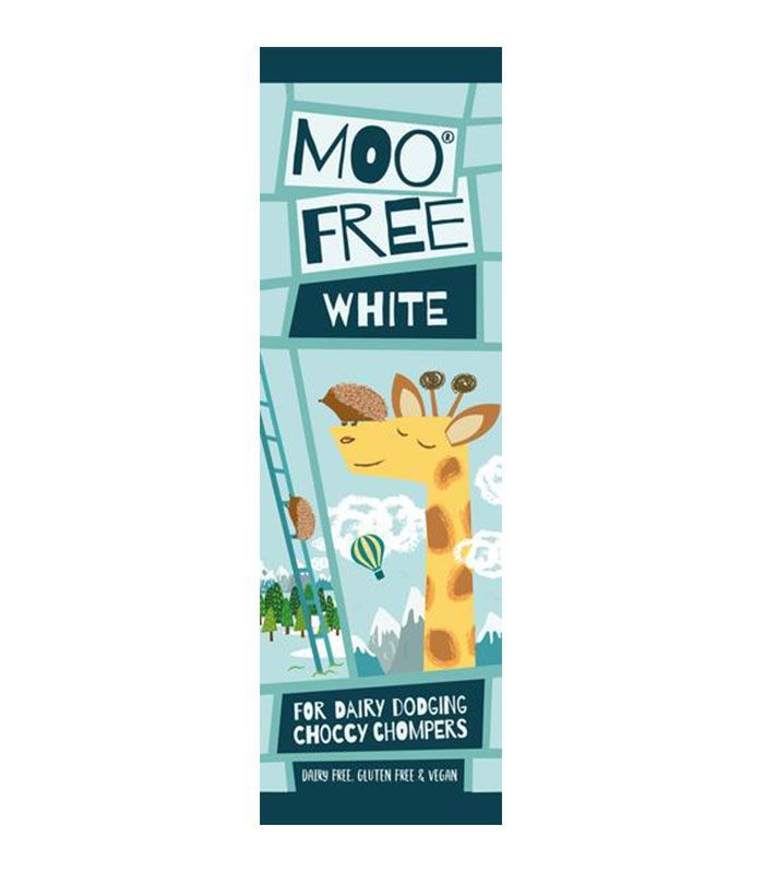 Moo Free bela čokoladica, 20g