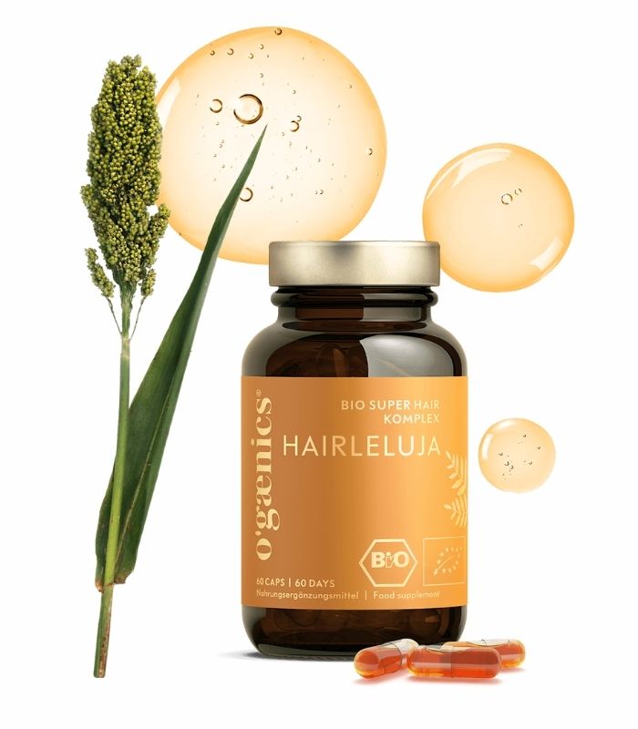 Ogaenics Hairleluja – kompleks Super lasje, 60 kapsul