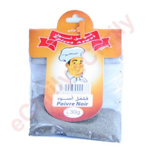 Poivre Noir Moulu 30g – Épice incontournable du quotidien | eChrily