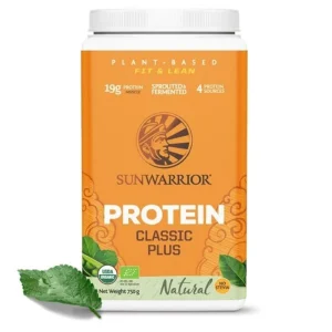 Sunwarrior Classic PLUS proteini – Naravni, 750g – bio