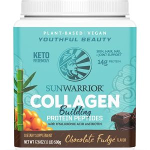 Sunwarrior Kolagen gradniki z okusom Čokolada, 500g