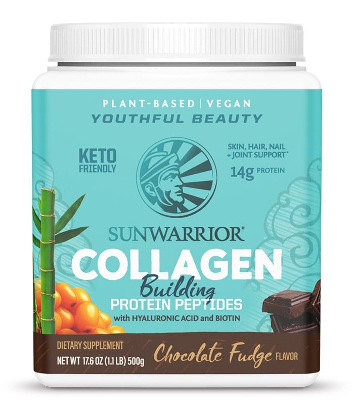 Sunwarrior Kolagen gradniki z okusom Čokolada, 500g