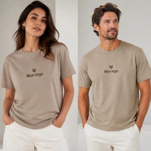 T-shirt Maya 180g/m² en jersey 100% coton bio – Fabriqué au Portugal