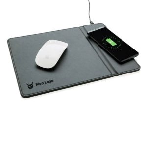Tapis de souris avec chargeur à induction personnalisé