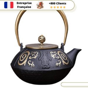 Théière en Fonte Intérieur Émaillé Wazuqu Fuku 550ml