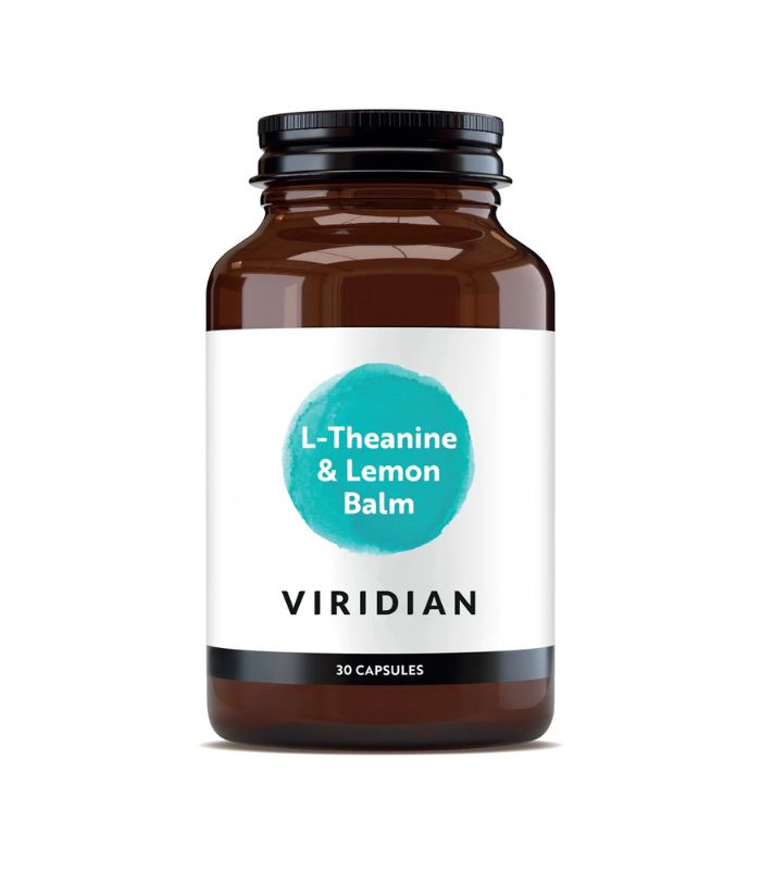Viridian L-teanin z meliso, 30 kapsul