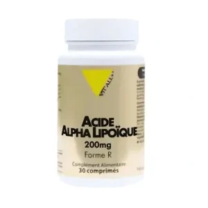 Acide Alpha Lipoique – 200 mg – 30 comprimés – Vit’all+