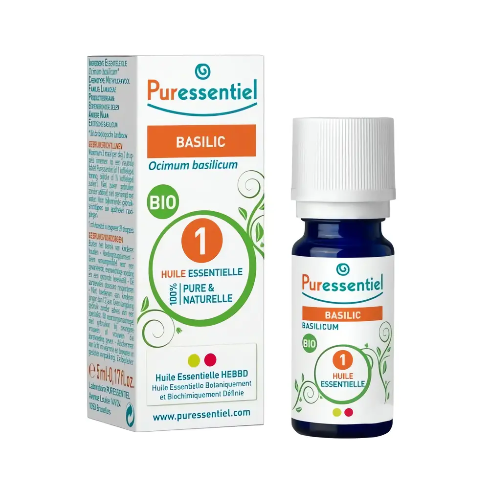 Huile essentielle de Basilic bio – 10 ml – Puressentiel – Image 2