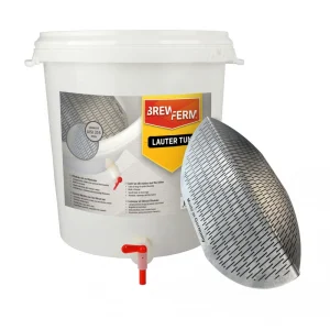 Brewferm® Cuve De Filtration 30L Inox Découpé Au Laser