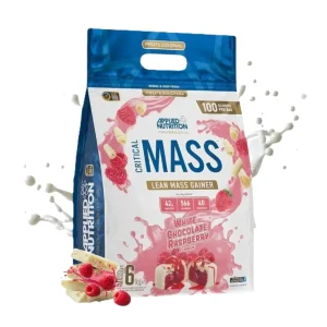Critical Mass Lean Mass Gainz Chocolat Blanc & Framboise – 6 kg – Applied Nutrition
