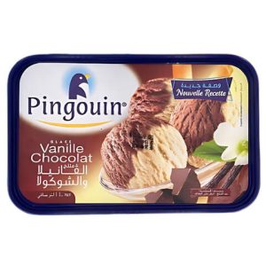 PINGOUIN GLACE BOITE VANILLE CHOCOLAT 1L