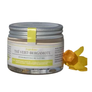 Déo-baume fraîcheur thé vert-bergamote – 40 g – Zina Cosmetik