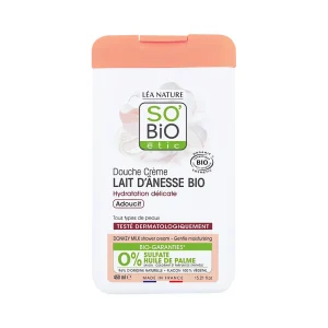 Douche crème au lait d’ânesse – 450 ml – SO’BiO étic