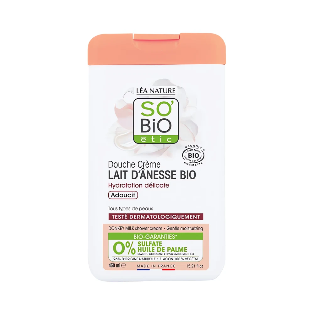Douche crème au lait d’ânesse – 450 ml – SO’BiO étic – Image 2