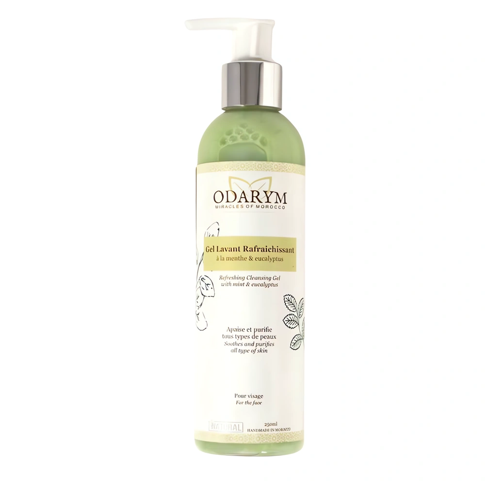 Gel lavant rafraichissant eucalyptus & menthe – 250 ml – Odarym – Image 2