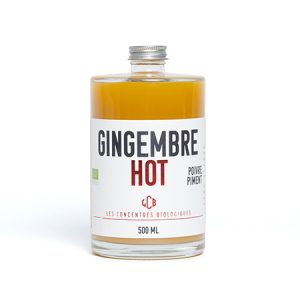 Boisson Rafraichissante Bio* Sans Alcool Concentré De Gingembre – Poivre – Piment