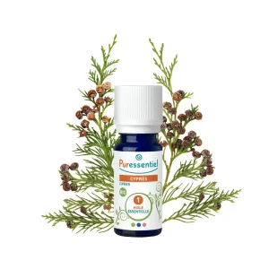Huile essentielle de Cyprès bio – 10 ml – Puressentiel
