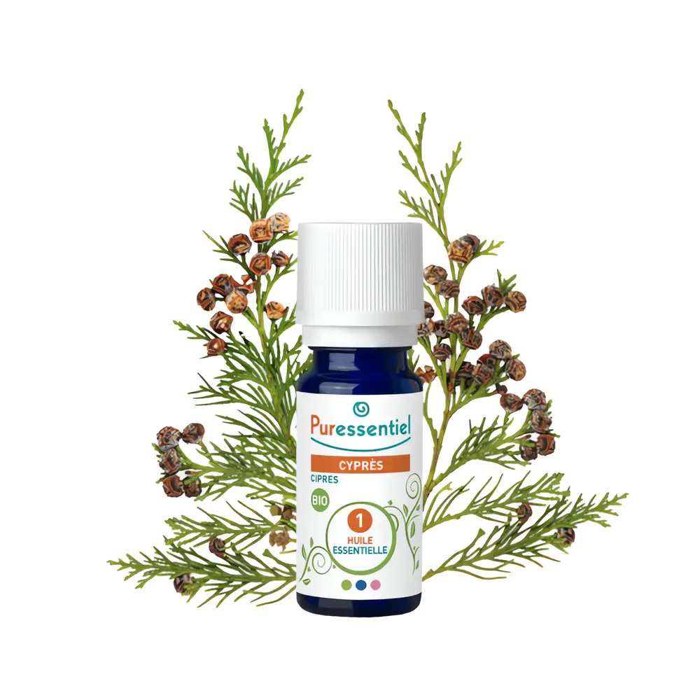 Huile essentielle de Cyprès bio – 10 ml – Puressentiel