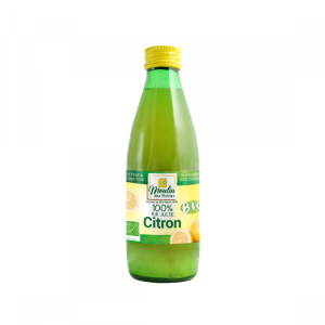 Jus de citron 100% pur jus bio – 25cl