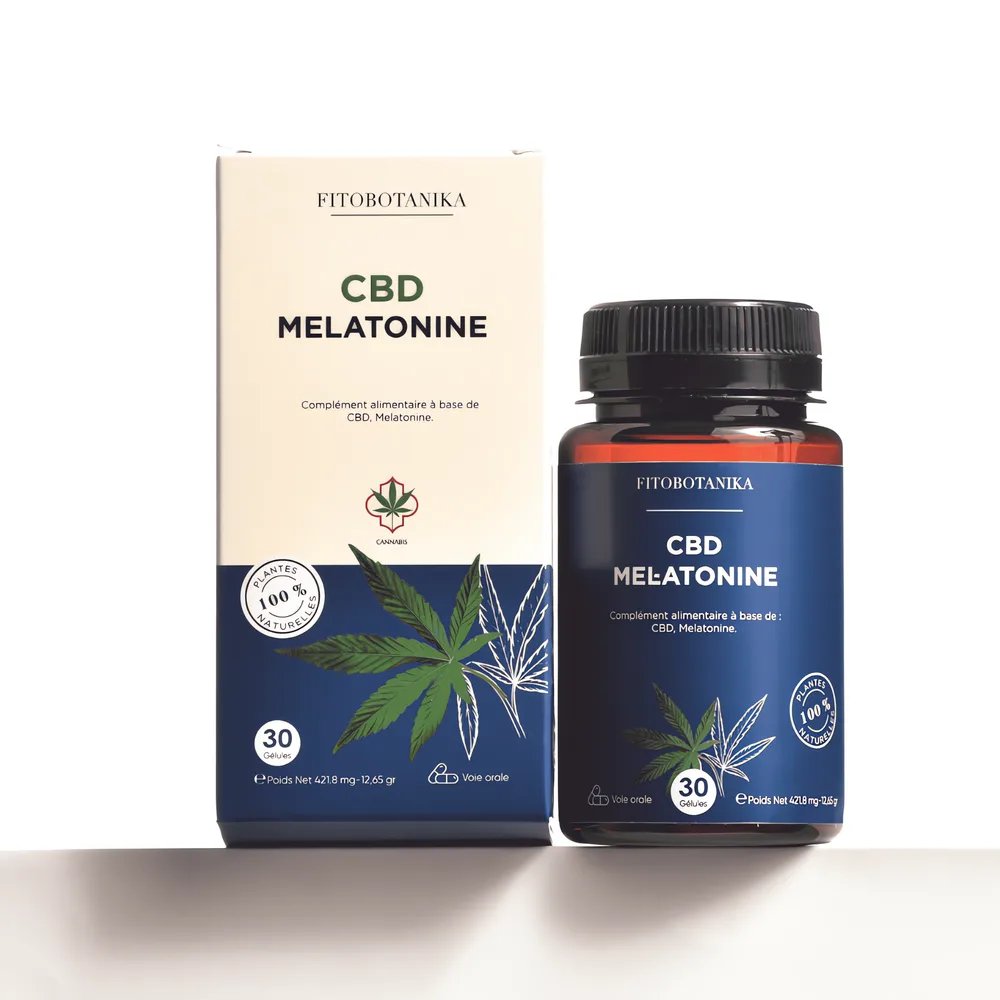 CBD melatonine – 30 gélules – Cannaflex