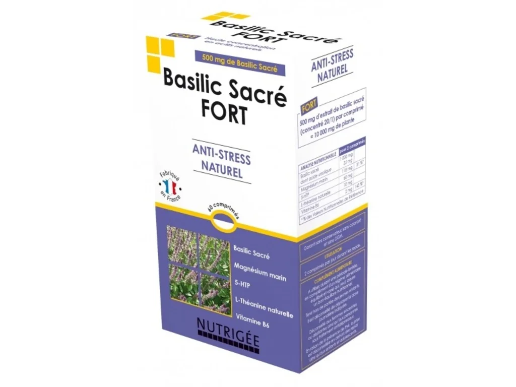 Basilic Sacré Fort 60 comprimés – Nutrigée